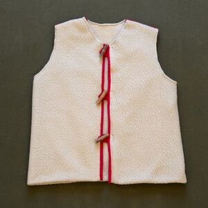 Vintage Sherpa Vest Handmade